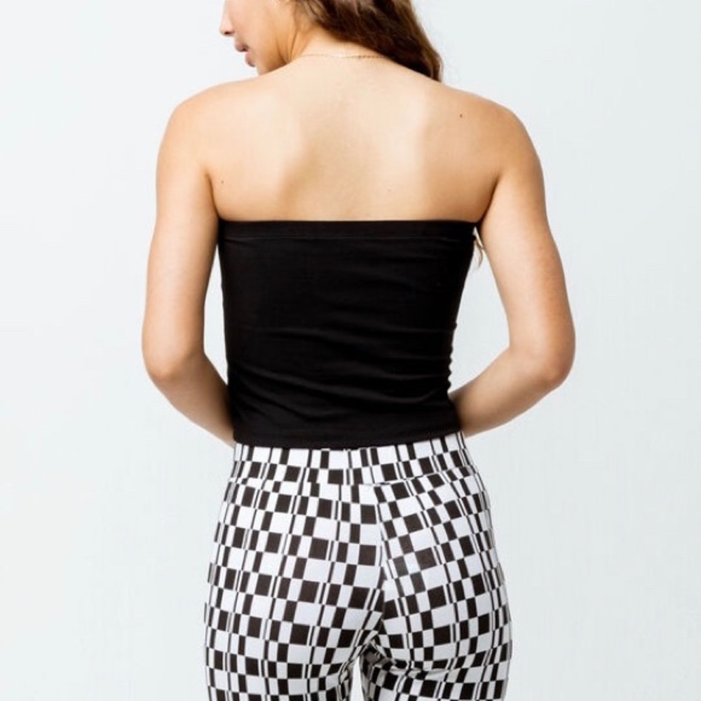 SOLD FILA Black Crop Tube Top Medium NWT - Picture 5 of 5